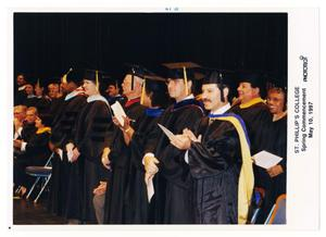 Faculty and Staff during Graduation Ceremony