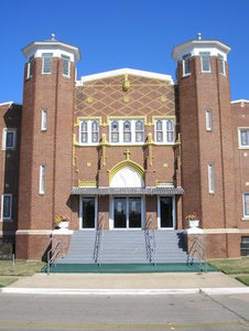 Photograph of Facade of St. James Methodist Church