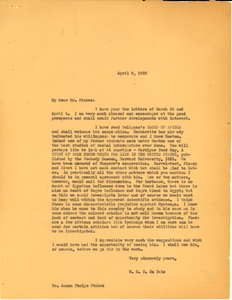 Letter from W. E. B. Du Bois to Phelps-Stokes Fund