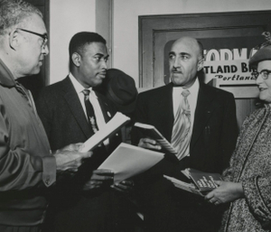 C.L. Dellums meets with Portland NAACP