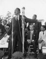 "Reverend Dr. Martin Luther King Jr. attends rally at Girard College"