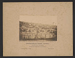 Andersonville Prison, Georgia. South end view of the stockade Showing the sentry stands in the distance /