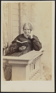 Carte-de-visite portrait of Lydia Maria Child