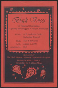 Flyer: Black Voices