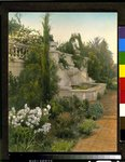 [Mrs. Eldridge Merick Fowler house, 363 Grove Street, Pasadena, California. Wall fountain]