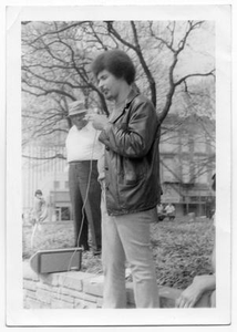 Young Mario Marcel Salas with Microphone