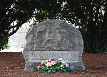 Grave of Booker T. Washington located at Tuskegee University, Tuskegee, Alabama