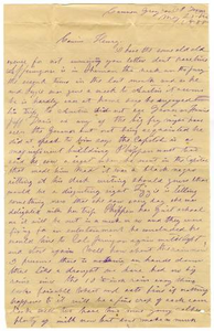 Letter from Laura Jernigan to Henry S. Moore, May 25, 1888