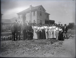 Pomona College class of 1904 with canes