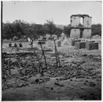 [Richmond, Va. Stacked and scattered ammunition near the State Arsenal]