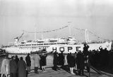 Families Wave Bon Voyage to Hospital Ship Hope