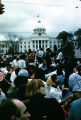 Marchers in front of the Capitol in Montgomery, Alabama, at the end of the Selma to Montgomery March.