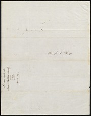 Massachusetts Abolition Society expense account of A. A. Phelps from 1839 to 1940] [manuscript