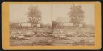 View at Losser's (i.e. Trostle's) barn, where the 9th Massachusetts Battery was cut up