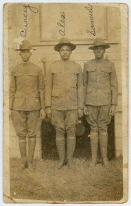 Three World War I Veterans in Uniform