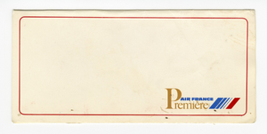 Boarding pass holder belonging to James Baldwin