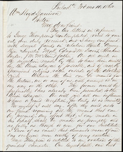 Letter from Alfred Harry Love, Philade[elphi]a, [Pa.], to William Lloyd Garrison, [March] 10. 1864