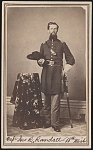 [Captain John R. Randall of Co. C, 7th Michigan Infantry Regiment and Co. G and Co. F, 18th Michigan Infantry Regiment in uniform with sword]