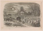 Stampede of slaves from Hampton to Fortress Monroe