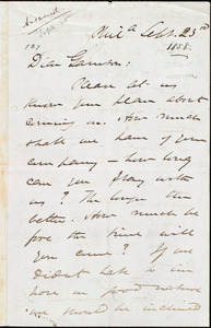 Thumbnail for Letter from James Miller M'Kim, Phil[adelphi]a, [Pa.], to William Lloyd Garrison, Sept[ember] 23rd [1858]