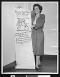 Anne Shore brings Seasons Greetings to the U.S. Attorney, Dec. 1948, Los Angeles