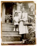 Photograph: Portrait, Unidentified Woman And Child