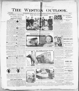 The Western Outlook. (San Francisco, Oakland and Los Angeles, Calif.), Vol. 28, No. 6, Ed. 1 Saturday, October 22, 1921