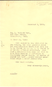 Letter from W. E. B. Du Bois to Methodist Episcopal Church