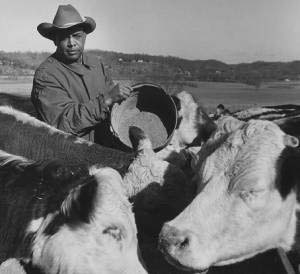 President Walter S. Davis at the Riverview Acres Ranch