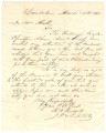 Letter from R. W. Russell in Lowndesboro, Alabama, to William Bonnell Hall.