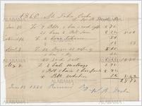 Receipt for payment from John Cocke to W. B. Drake, June 15, 1860