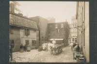 Eastern end of Gold Street before widening, Hartford