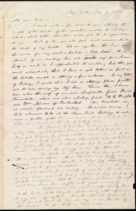 Letter from William Lloyd Garrison, New York, to Helen Eliza Garrison, May 7, 1838