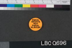 Equal Rights Not Equal Slavery