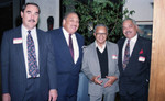 Atkins & Evans guests posing with Irwin S. Evans, Los Angeles, 1994