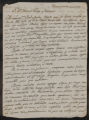 Personal Correspondence. Letters To Manuel Gallego From Pedro Gomez y Garcia and Mariana Gomez y Garcia. To: Manuel Gallego. October 5, 1799. Tobarra, Spain.