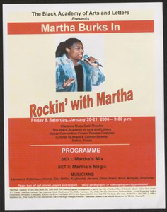 Program: Martha Burks in Rockin' with Martha