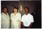 Photograph of Cliff Davis, Janet Reno and Greg McCurdy, circa 1998