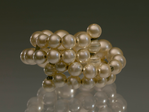 Yellow pearl bracelet from Mae's Millinery Shop