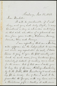 Letter from William Lloyd Garrison, Roxbury, [Mass.], to Wendell Phillips Garrison, Dec. 23, 1868