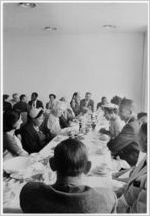 Little Rock Nine having lunch at the UN Headquarters, New York, NY, 1958