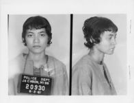 Thumbnail for Mississippi State Sovereignty Commission photograph of Meryle Joy Reagon following her arrest for her participation in the Freedom Rides, Jackson, Mississippi, 1961 June 2