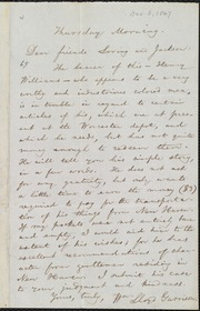 Letter to] Dear friends Loring and Jackson [manuscript