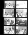 Set of negatives by Clinton Wright including Mrs. O'Neal, and MDTA Christian Banquet, 1965