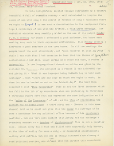 Transcript of letter from Erasmus Darwin Hudson to editor of the National Anti-Slavery Standard