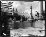 View from Grand Basin of the Louisiana Purchase Monument and Palace of Varied Industries