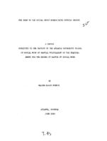 The role of the social group worker with outside groups