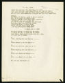 Organize Unions and "We Shall Not Be Moved" Song Sheet