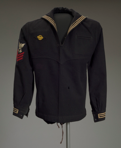 US Navy dress jumper worn by Lorenzo DuFau on USS Mason