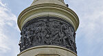 Detail of the 1893 New York State Monument at Gettysburg National Military Park in Gettysburg, Pennsylvania, site of the fateful battle of the U.S. Civil War